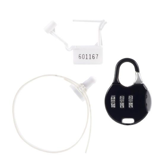 LOCK A WILLY - Silicone Penis Cage with Padlock (Black)