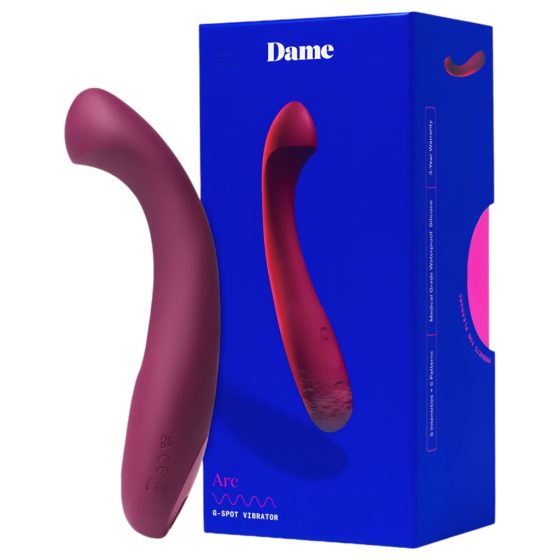 Dame Arc - Rechargeable G-spot Vibrator (Pink)