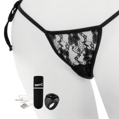   Screaming O MySecret - Rechargeable, Wireless Vibrating Thong - Black (S-L)