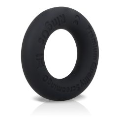 Screaming O Ritz Silicone Cock Ring (Black)