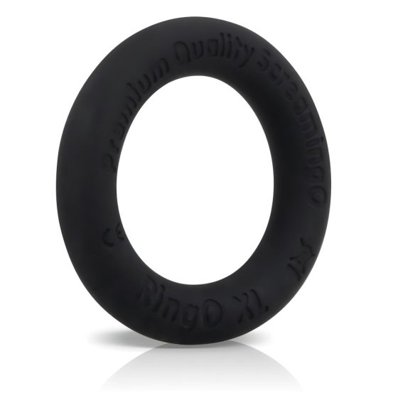 Screaching O Ritz XL Silicone Cock Ring (Black)