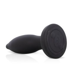   Screaming Plug - rechargeable, remote-controlled anal vibrator (black)