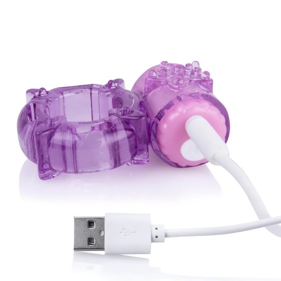 Screaming O BigO - Rechargeable Vibrating Ring (Purple)