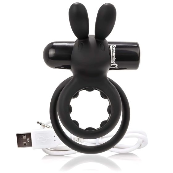 The Screaming O - Rechargeable Vibrating Penis Ring (Black)