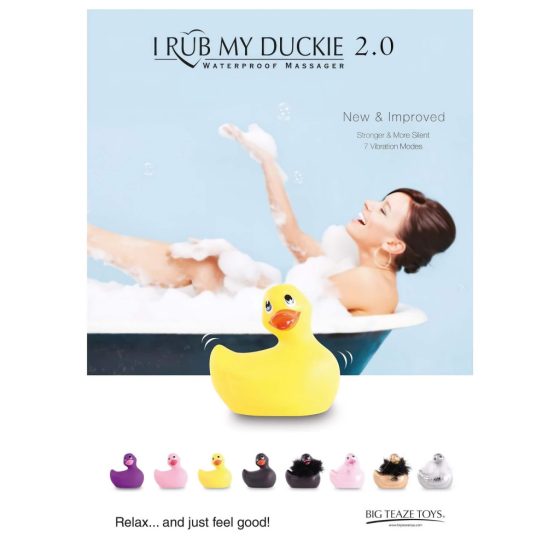 My Duckie 2.0 - Waterproof Duck Clitoral Vibrator (Yellow)