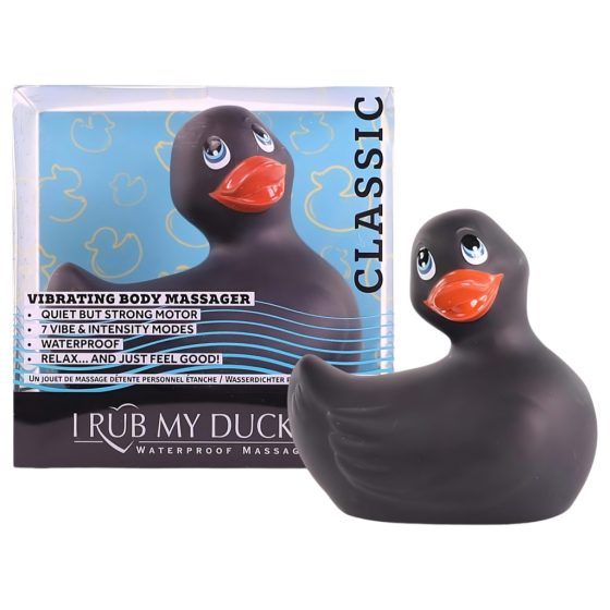 My Duckie 2.0 - playful duck waterproof clitoral vibrator (black)