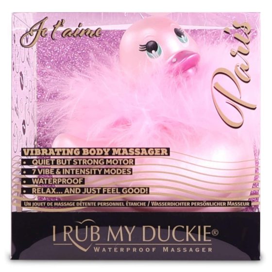 My Duckie Paris 2.0 - Playful Waterproof Clitoral Vibrator Duck (Pink)