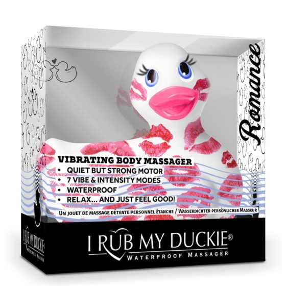 My Duckie Romance 2.0 - Waterproof Clitoral Vibrator (White-Pink)