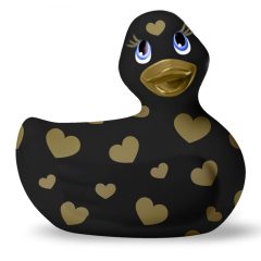   Duckie Romance 2.0 - Waterproof Clitoral Vibrator (Black-Gold)