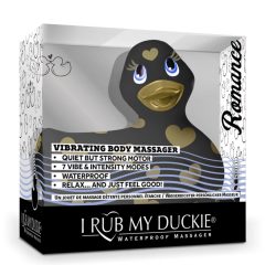   Duckie Romance 2.0 - Waterproof Clitoral Vibrator (Black-Gold)