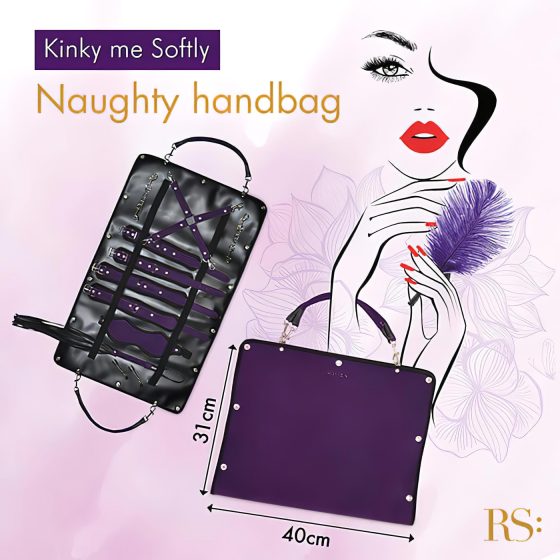 RS Soiree Kinky Me Softly - Purple BDSM Bondage Set (7 Pieces)