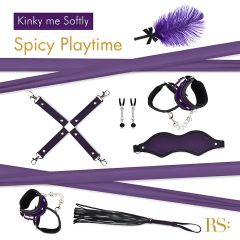   RS Soiree Kinky Me Softly - Purple BDSM Bondage Set (7 Pieces)