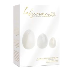 La Gemmes Yoni - Quartz Kegel Balls Set (3 pcs)