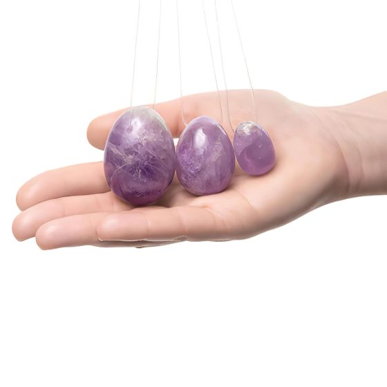 La Gemmes Yoni - Amethyst Kegel Balls Set (3pcs)