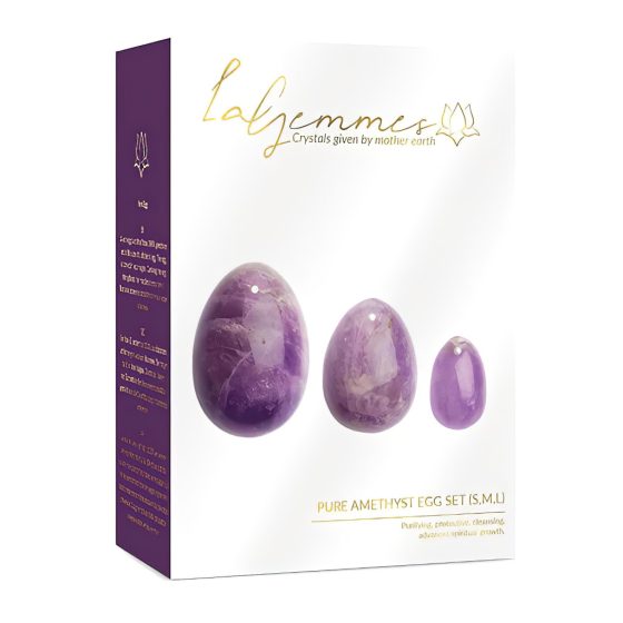 La Gemmes Yoni - Amethyst Kegel Balls Set (3pcs)