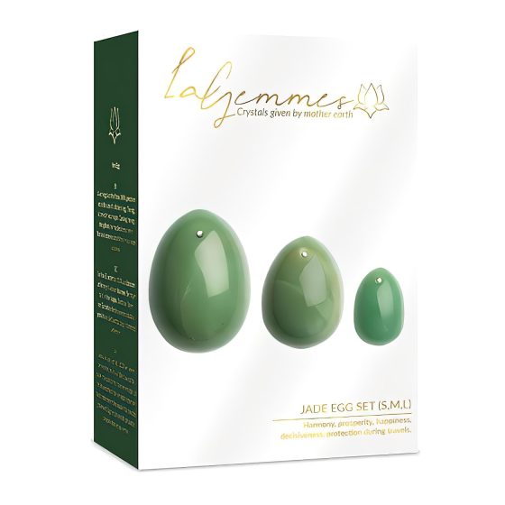 La Gemmes Yoni - Jade Egg Set (3pcs)