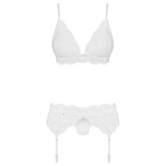 Obsessive 810-SEG-2 - Lace Lingerie Set (White)