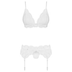 Obsessive 810-SEG-2 - Lace Lingerie Set (White)