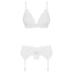 Obsessive 810-SEG-2 - Lace Lingerie Set (White)