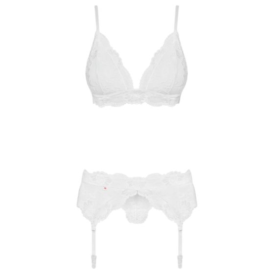 Obsessive 810-SEG-2 - Lace Lingerie Set (White)