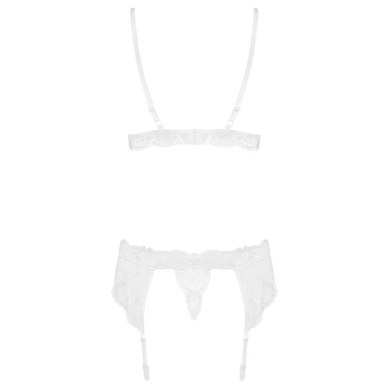 Obsessive 810-SEG-2 - Lace Lingerie Set (White)