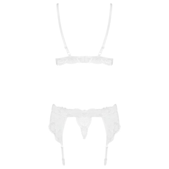 Obsessive 810-SEG-2 - Lace Lingerie Set (White)