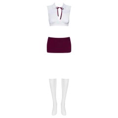 / Obsessive Student - Schoolgirl Costume Set (5 Pieces)