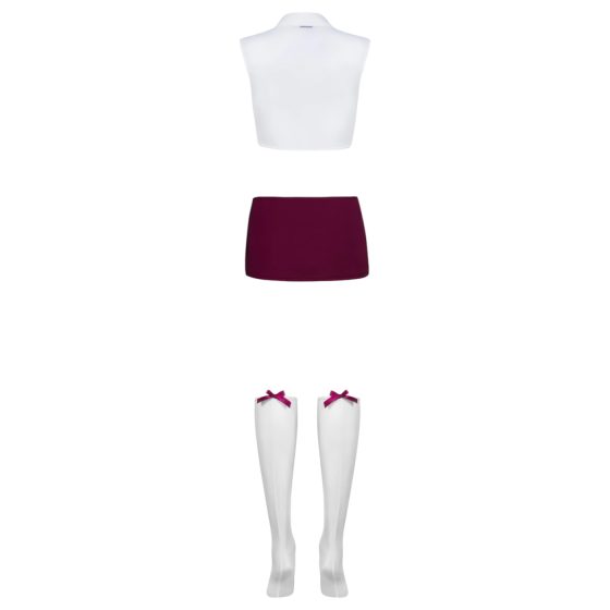 / Obsessive Student - Schoolgirl Costume Set (5 Pieces)