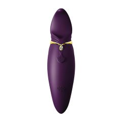   ZALO Hero - Rechargeable, Waterproof Clitoral Vibrator (Purple)