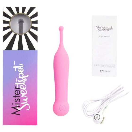 FEELZTOYS Mister Sweetspot - Rechargeable, Waterproof Clitoral Vibrator (Pink)