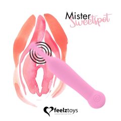   FEELZTOYS Mister Sweetspot - Rechargeable, Waterproof Clitoral Vibrator (Pink)