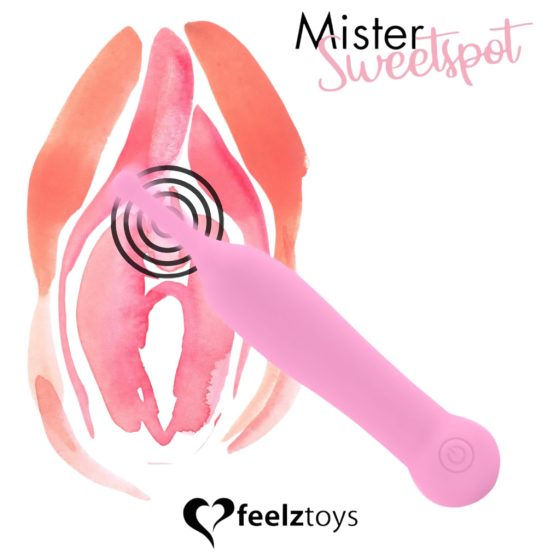 FEELZTOYS Mister Sweetspot - Rechargeable, Waterproof Clitoral Vibrator (Pink)