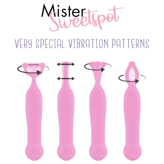 FEELZTOYS Mister Sweetspot - Rechargeable, Waterproof Clitoral Vibrator (Pink)