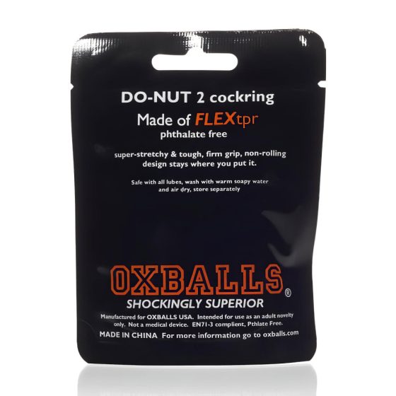 OXBALLS Donut 2 - Extra Strong Cock Ring (Clear)