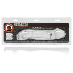 OXBALLS Muscle - ribbed penis sleeve (clear)