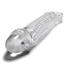 OXBALLS Muscle - Ribbed Penis Sleeve (Clear)