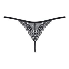 Obsessive Intensa - Strappy Lace Thong (Black)