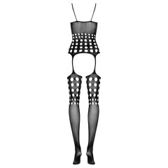 Obsessive G310 - Polka Dot Mesh Set - Black (XL-XXL)