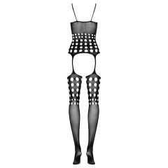 Obsessive G310 - Polka Dot Mesh Set - Black (XL-XXL)