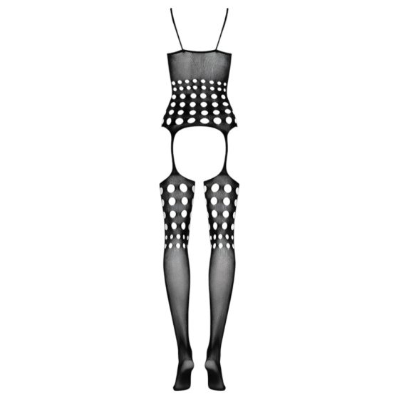 Obsessive G310 - Polka Dot Mesh Set - Black (XL-XXL)