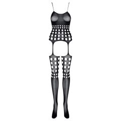 Obsessive G310 - Polka Dot Mesh Set - Black (XL-XXL)