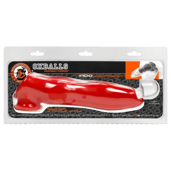 / OXBALLS Fido - penis sheath (red)