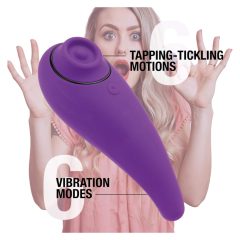   FEELZTOYS Femmegasm - Rechargeable 2in1 Clitoral Vibrator (Purple)