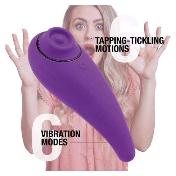 FEELZTOYS Femmegasm - Rechargeable 2in1 Clitoral Vibrator (Purple)