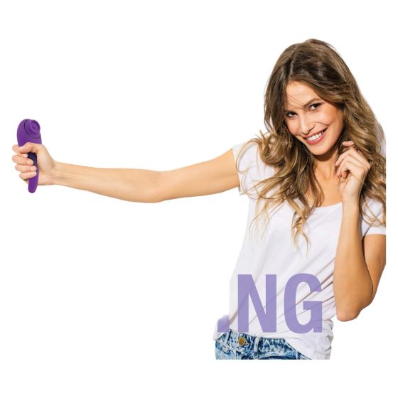 FEELZTOYS Femmegasm - Rechargeable 2in1 Clitoral Vibrator (Purple)