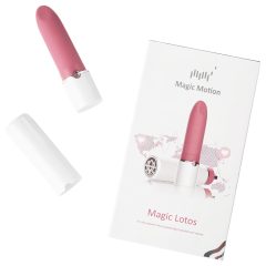   Magic Motion Lotos - Smart, Rechargeable Mini Lipstick Vibrator (Pink)