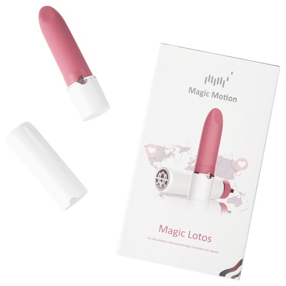 Magic Motion Lotos - Smart, Rechargeable Mini Lipstick Vibrator (Pink)