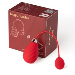   Magic Motion Sundane - smart rechargeable vibrating egg (red).