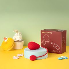   Magic Motion Sundae - smart, rechargeable vibrating egg (red)