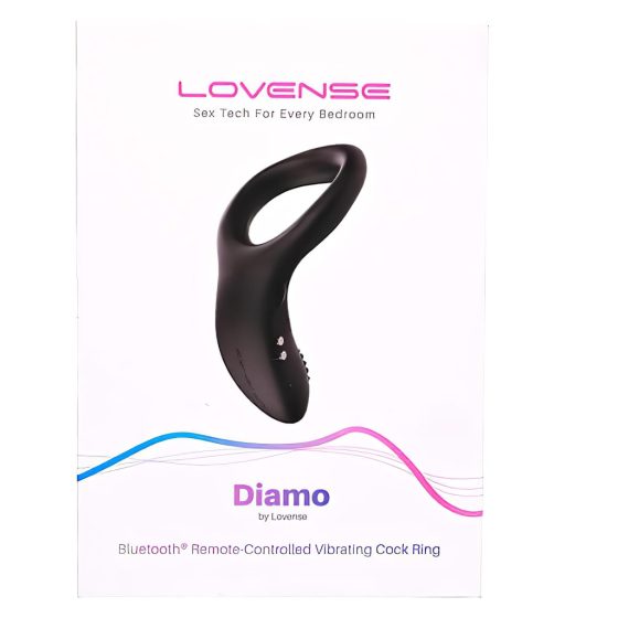 LOVENSE Diamo - smart vibrating cock ring (black)